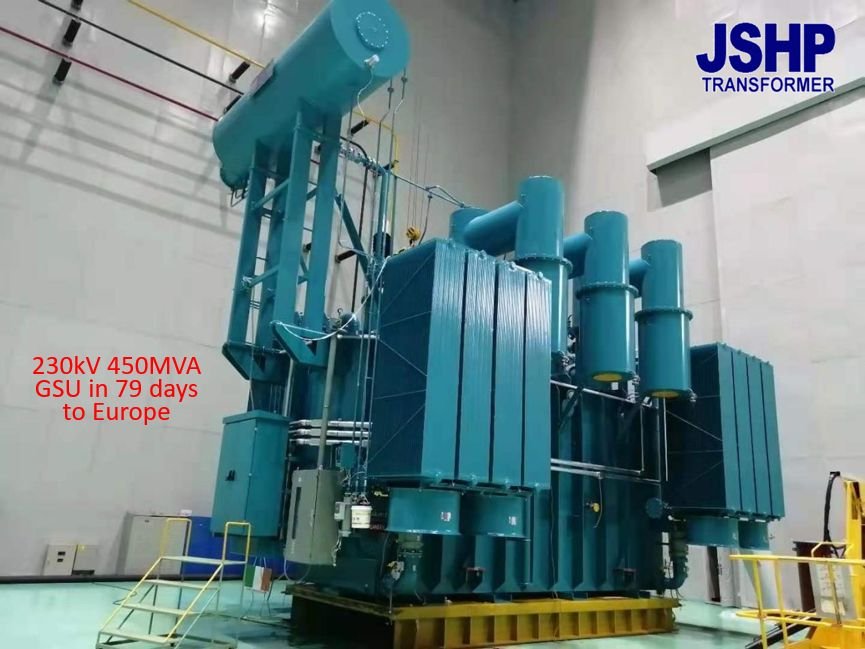 230kV 460MVA GSU to Europe